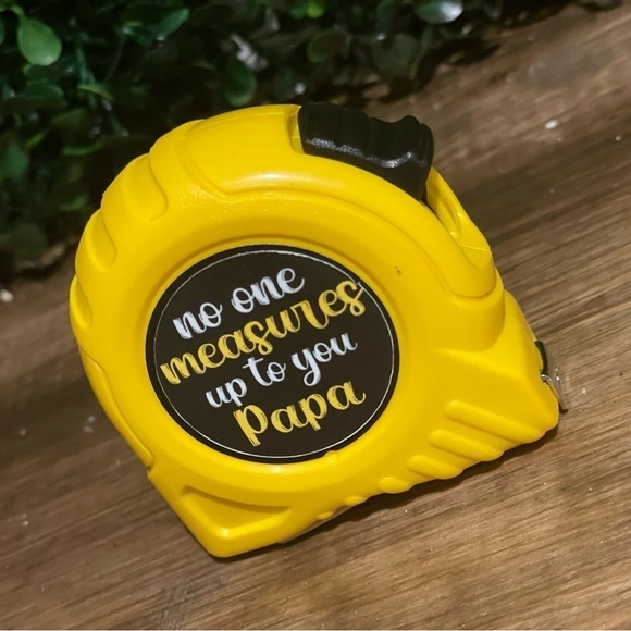 DAD GRANDPA PAPA FATHERS DAY GIFT TOOL MEASURE TAPE - Picture 3 of 3